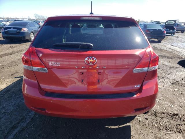 4T3ZA3BB0CU062471 - 2012 TOYOTA VENZA LE RED photo 6