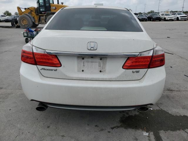 1HGCR3F86DA000474 - 2013 HONDA ACCORD EXL WHITE photo 6