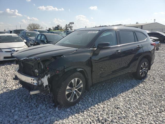 5TDGZRBH2LS043543 - 2020 TOYOTA HIGHLANDER XLE BLACK photo 1