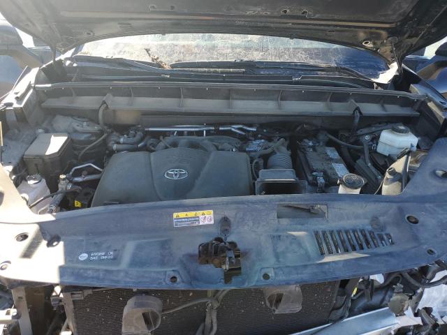 5TDGZRBH2LS043543 - 2020 TOYOTA HIGHLANDER XLE BLACK photo 12