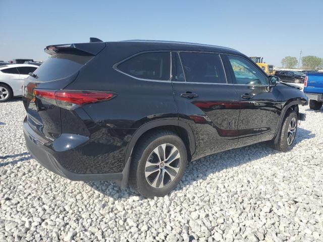 5TDGZRBH2LS043543 - 2020 TOYOTA HIGHLANDER XLE BLACK photo 3
