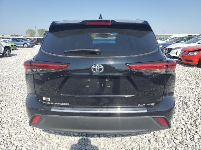 5TDGZRBH2LS043543 - 2020 TOYOTA HIGHLANDER XLE BLACK photo 6