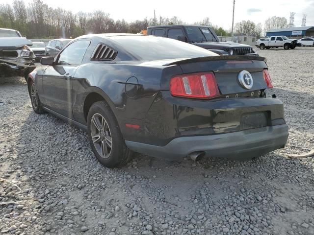 1ZVBP8AM2C5228302 - 2012 FORD MUSTANG BLACK photo 2