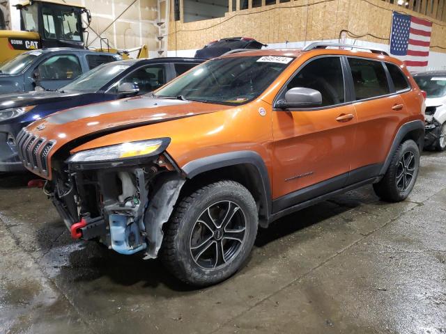 1C4PJMBS1FW569933 - 2015 JEEP CHEROKEE TRAILHAWK ნარინჯისფერი ფოტო 1
