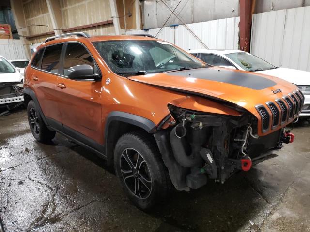 1C4PJMBS1FW569933 - 2015 JEEP CHEROKEE TRAILHAWK ნარინჯისფერი ფოტო 4