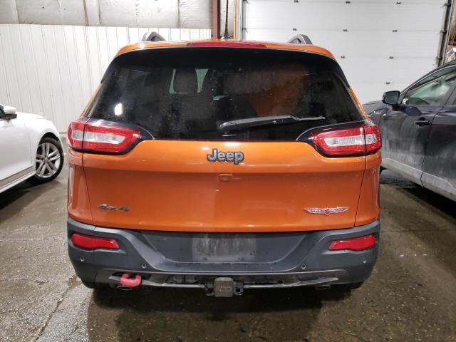 1C4PJMBS1FW569933 - 2015 JEEP CHEROKEE TRAILHAWK ნარინჯისფერი ფოტო 6
