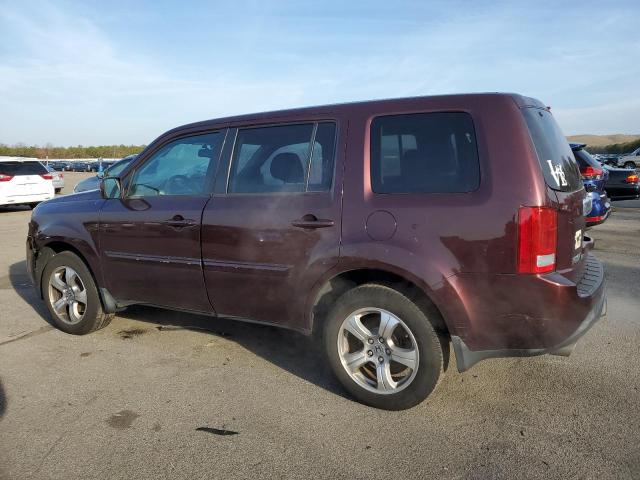 5FNYF4H55FB076154 - 2015 HONDA PILOT EXL MAROON photo 2