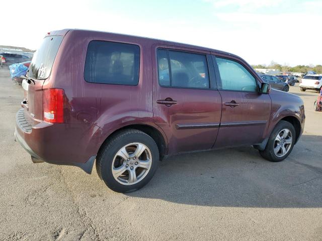 5FNYF4H55FB076154 - 2015 HONDA PILOT EXL MAROON photo 3