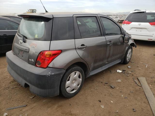 JTKKT624950099226 - 2005 TOYOTA SCION XA GRAY photo 3