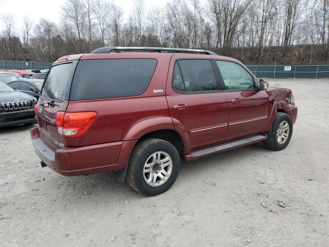 5TDBT44A97S281099 - 2007 TOYOTA SEQUOIA SR5 MAROON photo 3