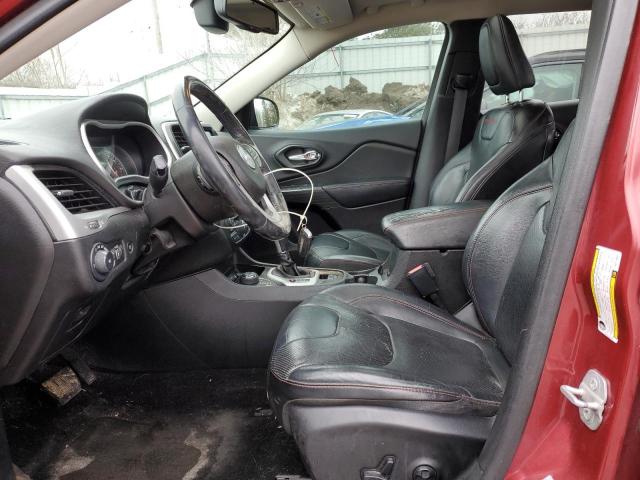 1C4PJMBS9FW777655 - 2015 JEEP CHEROKEE TRAILHAWK RED photo 7