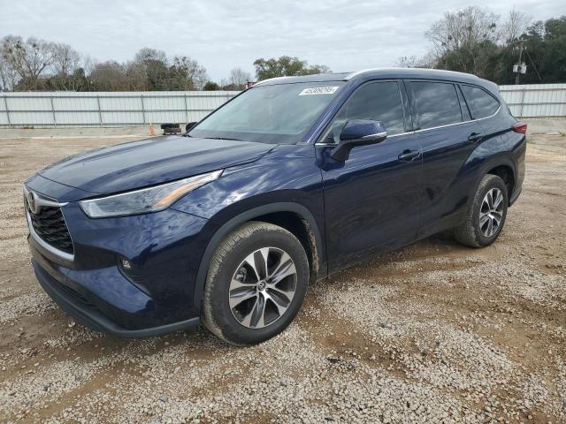 5TDGZRAHXNS560237 - 2022 TOYOTA HIGHLANDER XLE 蓝色 照片 1