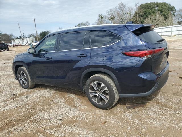 5TDGZRAHXNS560237 - 2022 TOYOTA HIGHLANDER XLE 蓝色 照片 2