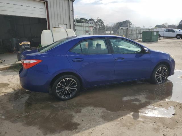 5YFBURHE4FP321409 - 2015 TOYOTA COROLLA L BLUE photo 3