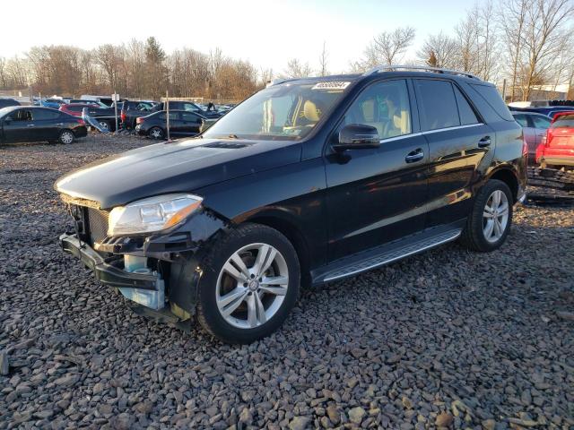 4JGDA5HB0FA609587 - 2015 MERCEDES-BENZ ML 350 4MATIC BLACK photo 1