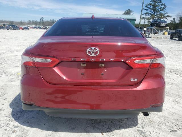 4T1C11AK6LU985655 - 2020 TOYOTA CAMRY LE RED photo 6