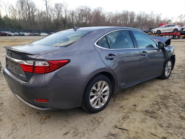 JTHBW1GG5D2015540 - 2013 LEXUS ES 300H GRAY photo 3