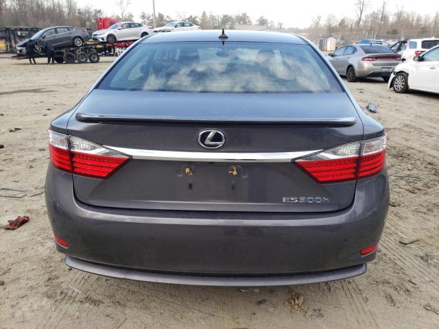 JTHBW1GG5D2015540 - 2013 LEXUS ES 300H GRAY photo 6