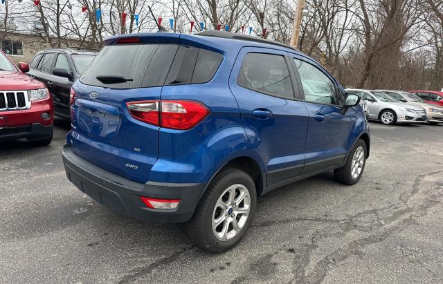 MAJ6S3GL3KC250443 - 2019 FORD ECOSPORT SE BLUE photo 4