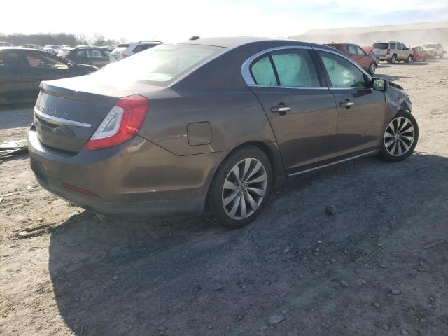 1LNHL9DK8GG600465 - 2016 LINCOLN MKS BROWN photo 3