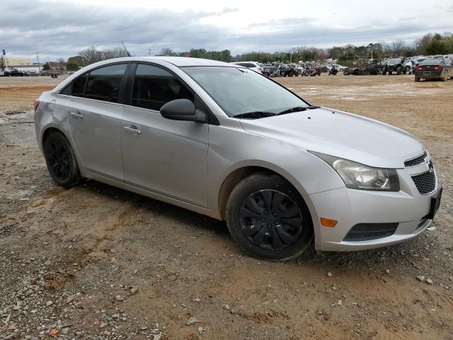 1G1PC5SH2C7306627 - 2012 CHEVROLET CRUZE LS SILVER photo 4