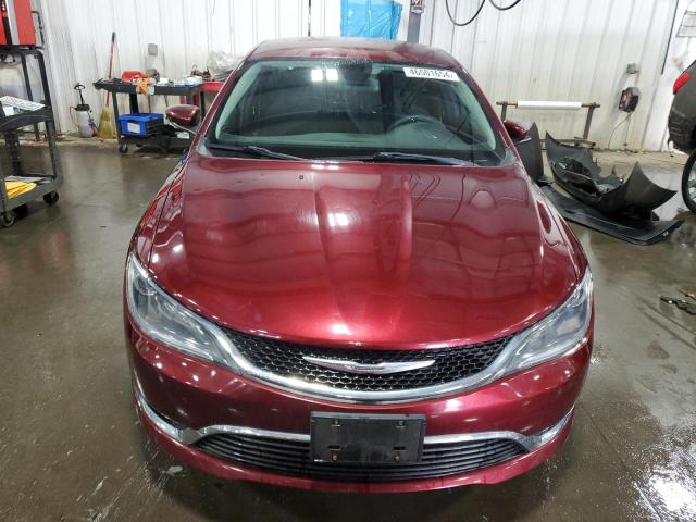 1C3CCCAB0FN748558 - 2015 CHRYSLER 200 LIMITED BURGUNDY photo 5