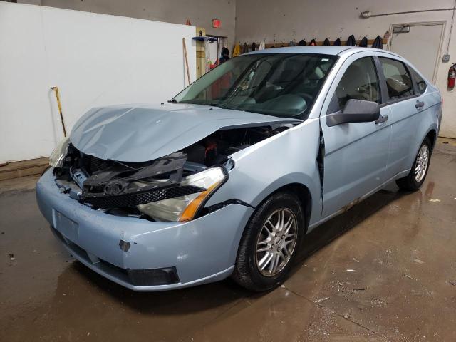 1FAHP35N89W156730 - 2009 FORD FOCUS SE BLUE photo 1