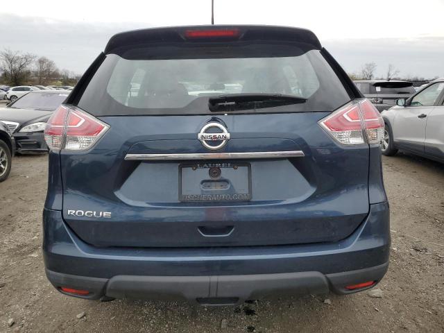 KNMAT2MT5FP577795 - 2015 NISSAN ROGUE S BLUE photo 6