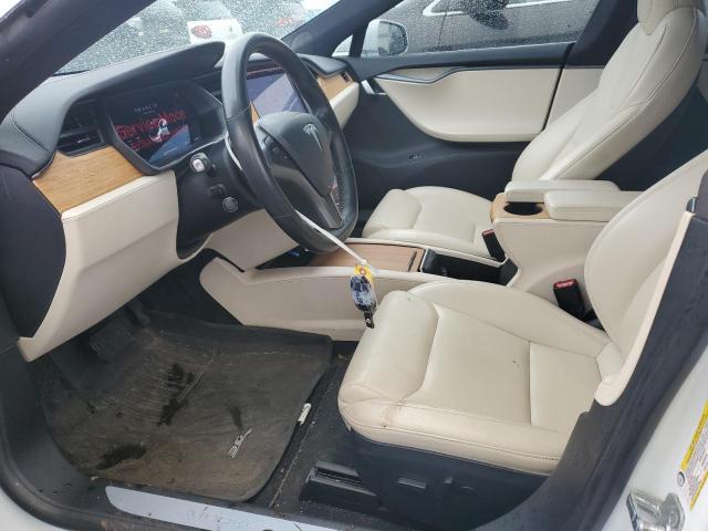 5YJSA1E21LF398668 - 2020 TESLA MODEL S თეთრი ფოტო 7