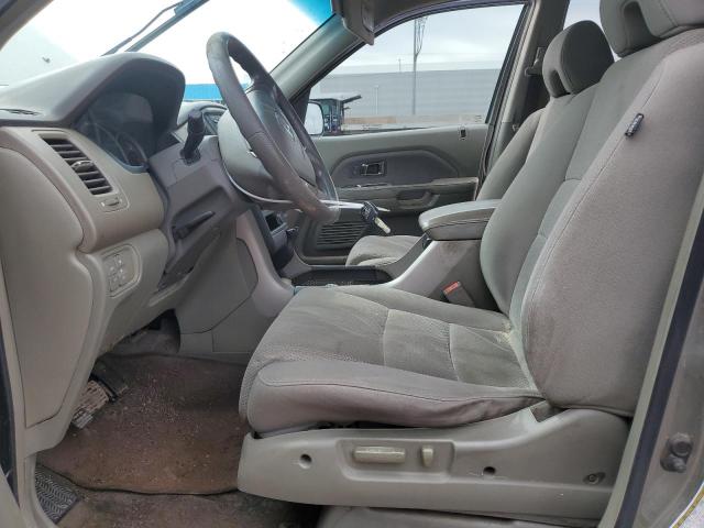 5FNYF28498B006588 - 2008 HONDA PILOT EX SILVER photo 7