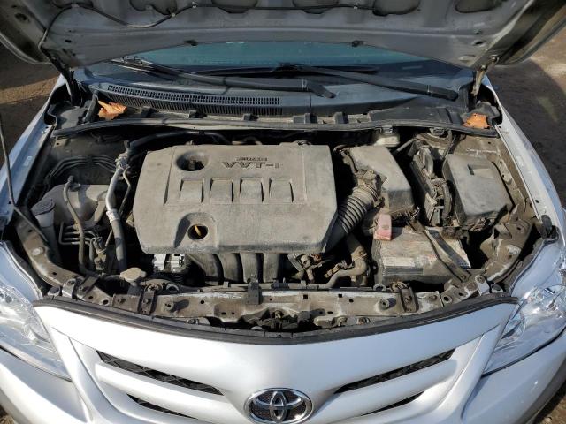 2T1BU4EEXBC589656 - 2011 TOYOTA COROLLA BASE SILVER photo 11