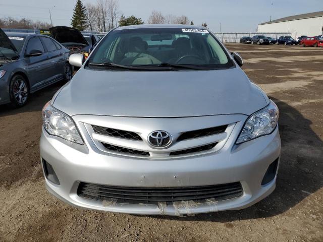 2T1BU4EEXBC589656 - 2011 TOYOTA COROLLA BASE SILVER photo 5