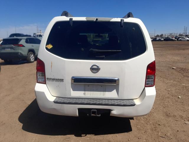 5N1AR18W65C757219 - 2005 NISSAN PATHFINDER LE თეთრი ფოტო 6