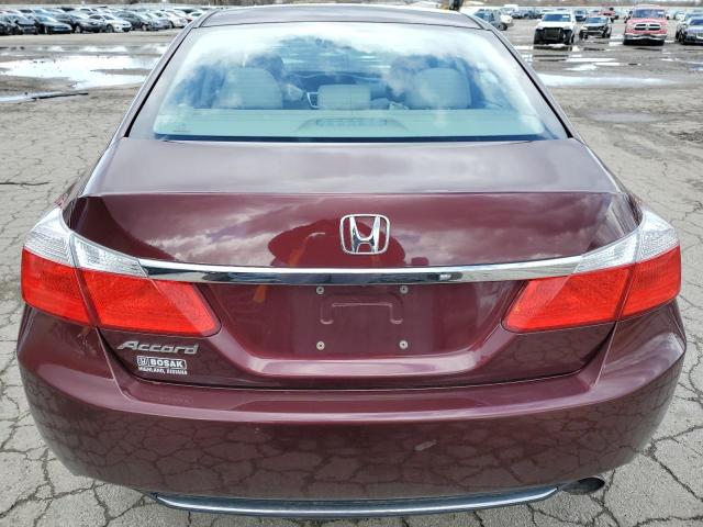 1HGCR2F36FA185398 - 2015 HONDA ACCORD LX RED photo 6