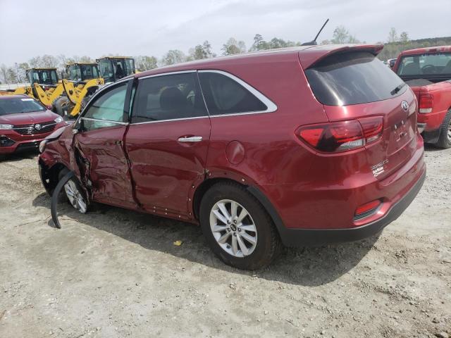 5XYPG4A39KG471555 - 2018 KIA SORENTO L RED photo 2