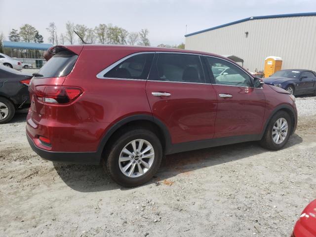 5XYPG4A39KG471555 - 2018 KIA SORENTO L RED photo 3