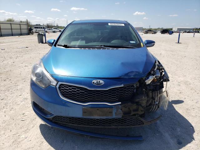 KNAFZ4A82E5165731 - 2014 KIA FORTE EX BLUE photo 5