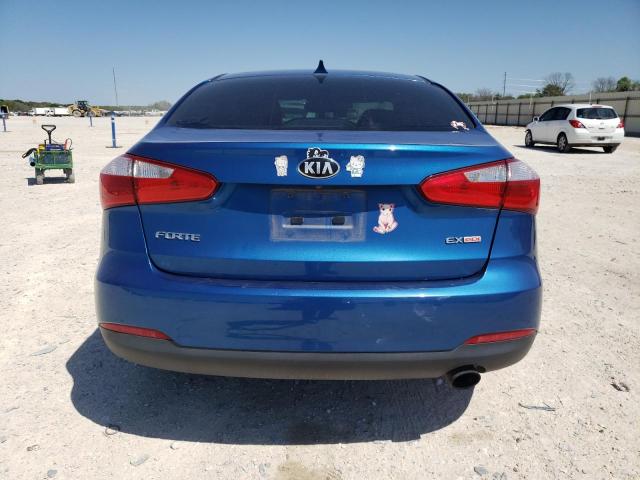 KNAFZ4A82E5165731 - 2014 KIA FORTE EX BLUE photo 6