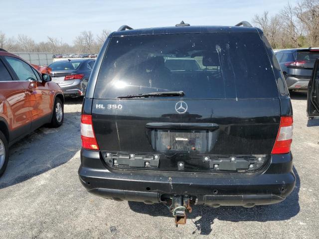 4JGAB57E34A513025 - 2004 MERCEDES-BENZ ML 350 BLACK photo 6