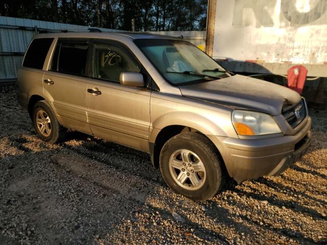 5FNYF18575B039796 - 2005 HONDA PILOT EXL TAN photo 4