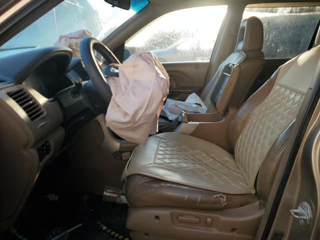 5FNYF18575B039796 - 2005 HONDA PILOT EXL TAN photo 7