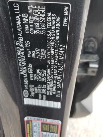 5NMJFCAE6PH173482 - 2023 HYUNDAI TUCSON SEL CHARCOAL photo 14