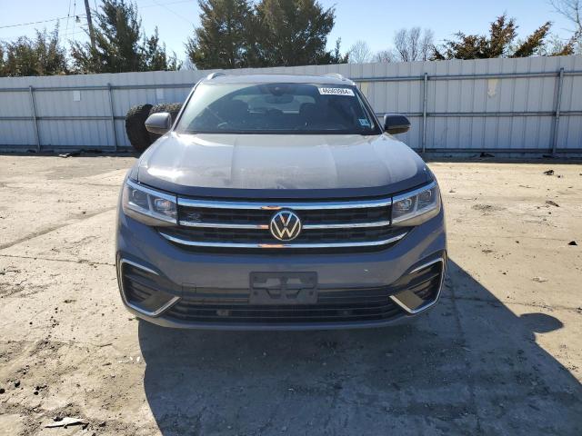 1V2SE2CA4MC227785 - 2021 VOLKSWAGEN ATLAS CROS SEL R-LINE BLUE photo 5