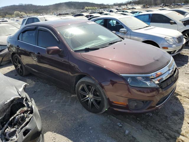 3FAHP0HA3BR159180 - 2011 FORD FUSION SE BURGUNDY photo 4