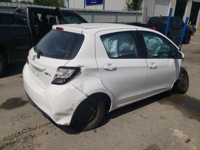 VNKKTUD37GA062115 - 2016 TOYOTA YARIS L WHITE photo 3