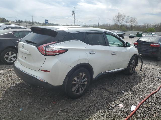 5N1AZ2MG8GN125933 - 2016 NISSAN MURANO S WHITE photo 3