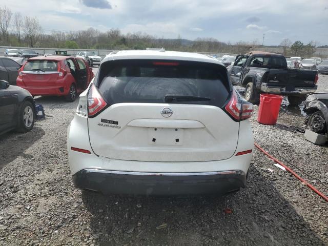 5N1AZ2MG8GN125933 - 2016 NISSAN MURANO S WHITE photo 6