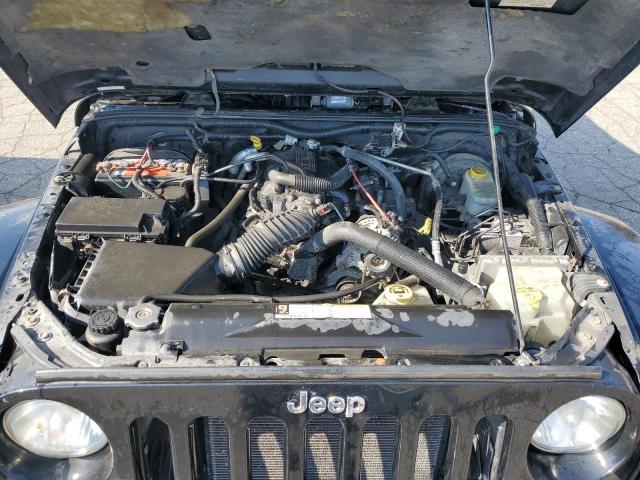 1J4FA54167L204585 - 2007 JEEP WRANGLER SAHARA BLACK photo 11