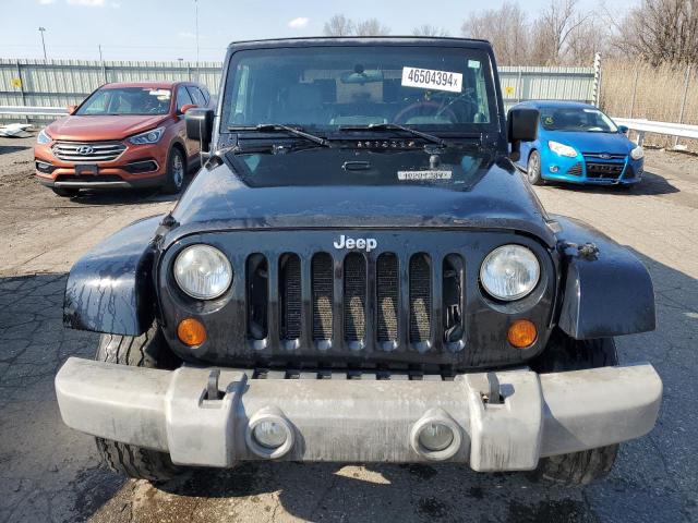 1J4FA54167L204585 - 2007 JEEP WRANGLER SAHARA BLACK photo 5