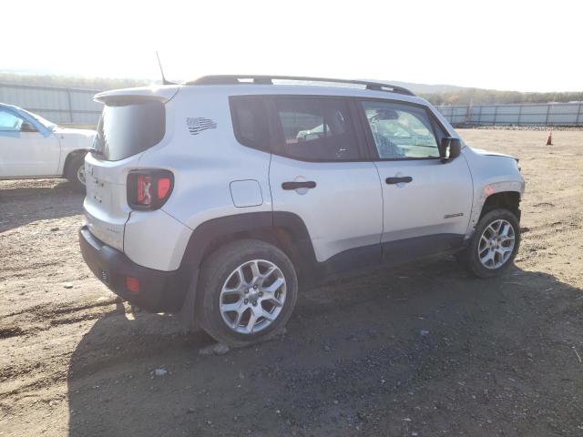 ZACCJBAB7JPJ42599 - 2018 JEEP RENEGADE SPORT SILVER photo 3